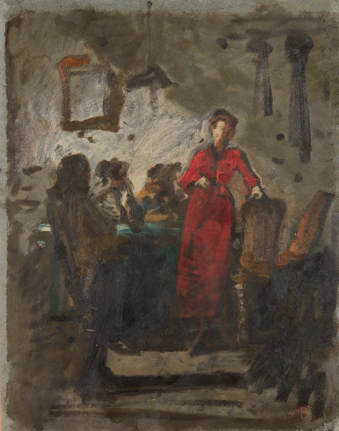 Donna in rosso